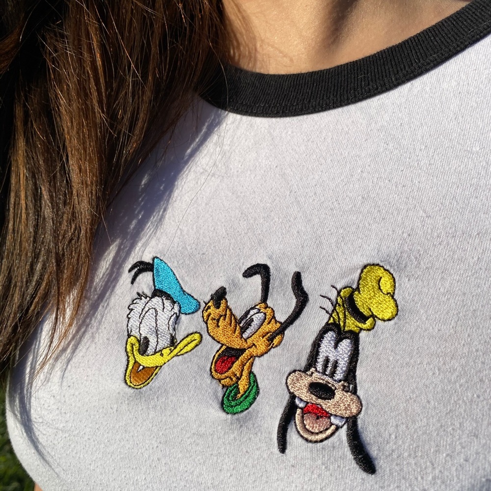 Vintage Disney Crop Top Shirt